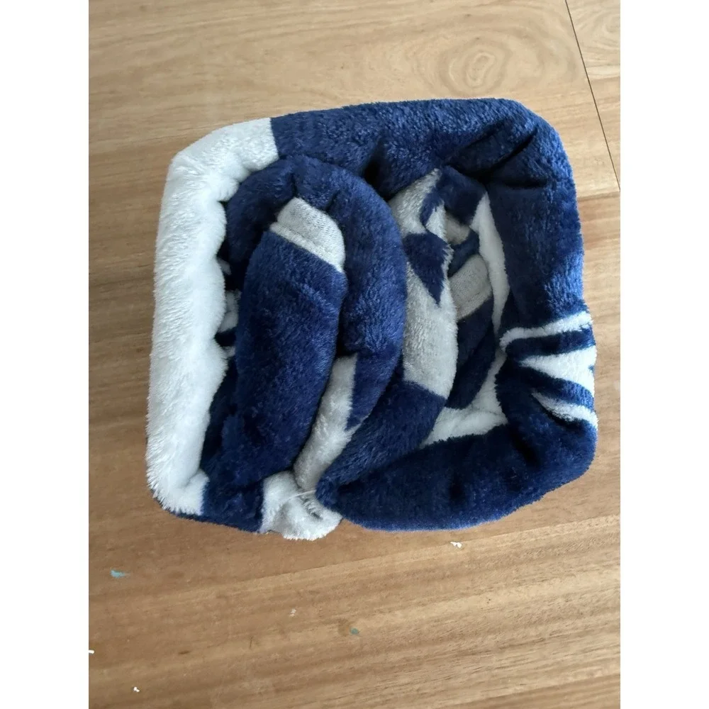 Dallas Cowboys‎ NFL Ultra Soft Plush Throw Blanket 50x70 Blue White NWT